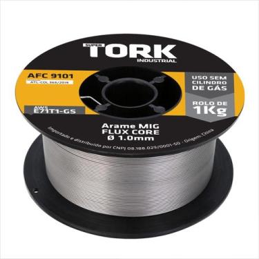 Imagem de Arame Para Solda Mig Inox Uso Com Gás 1.0mm Rolo De 1kg Tork