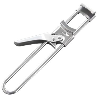 Imagem de Abridor De Latas e Potes Inox Cozinha Profissional Ajustavel Metodo facil de abrir Tampa Sem Esforço Manual, acessórios de cozinha