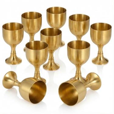 Imagem de 5 conjuntos de taça de vinho de cálice de comunhão medieval de vinho de licor de de licor de estilo europeu cálice de de bebida