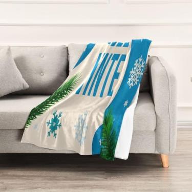 Imagem de Wassud Cobertores e mantas de Natal 152,4 x 228,6 cm, cobertor de inverno para sofá, cadeira, decoração de casa