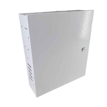 Imagem de Caixa Rack Metalica Vertical Organizador CFTV DVR Fontes C/ Chave - TE