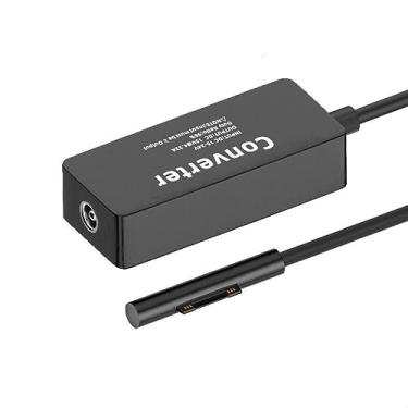 Imagem de DC 5,5 * Carregador magnético para laptop de 2,5 mm 65 W cabo adaptador para Surface Pro X 9 8 7 6 5 4 3, cabo de alimentação