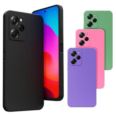 Imagem de Capa Capinha Case Compatível Xiaomi Poco X5 Pro 5G Silicone Veludo Premium [2ASHOP] (LILÁS)