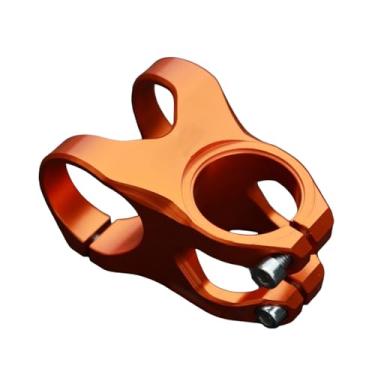 Imagem de Mesa de guidão curta para MTB 31,8x35mm em liga de alumínio para bicicletas de corrida, downhill e estrada.(Orange)