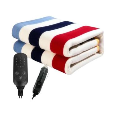 Imagem de Cobertor Elétrico Aquecido 12V Para Carros Viagens Ao Ar Livre Camping