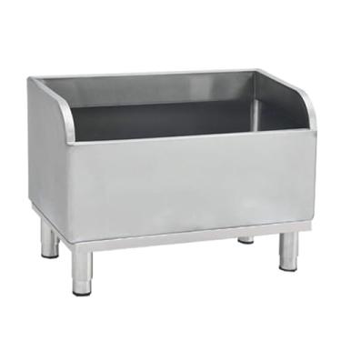 Imagem de Bacia de serviço de esfregão de aço inoxidável, pia de esfregão de piso comercial, pia de esfregão de montagem de piso de grande capacidade, pia de lavanderia, para cozinha comercial doméstica