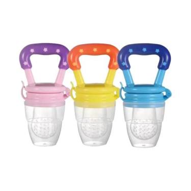 Imagem de Mordedor De Silicone Para Bebês Em Formato De Frutas E Vegetais, 3 Peç