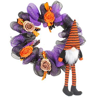 Imagem de Guirlanda de Feriado para Decoração Porta da Frente com 20 Luzes LED Ornamentos Artificiais Festa Halloween Indoor Design Exquisito Decorativo Premium