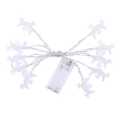 Imagem de Stars Fairy String Light 10 LEDs Bateria AA Flexível Dobrável Projetado com Luz Branca Quente para Casa Festa Uso Diário Decoração DIY Presente de Açã