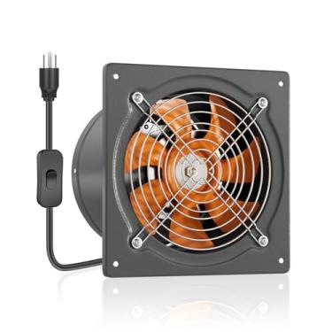 Imagem de HG Power Exaustor de 15 cm 308 CFM, exaustor de cozinha, suporte de parede com amortecedor de backdraft, plugue de metal, exaustor exaustor para sótão, teto, loja, estufa