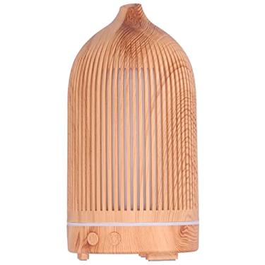 Imagem de GLOGLOW Difusor de Aromaterapia Difusor de óleo, Mini Umidificador Com Luz Noturna USB de óleo Essencial de Madeira para Quarto, Escritório, Desligamento Automático, LED de 7 Cores, 200ml,