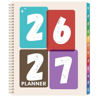 Imagem de Agenda semanal e mensal 2026-2027 - julho de 2026 - junho de 2027, 23 cm × 28 cm