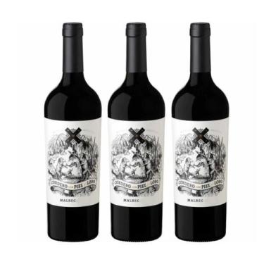 Imagem de Kit 3 Vinhos Tinto Argentino Mosquita Muerta Cordero Con Piel de Lobo 