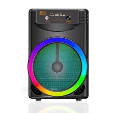 Imagem de Caixa De Som Portable Speaker orador sem fio recarregável melhor bluetooth speaker com microfone karaoke - ZQS8146