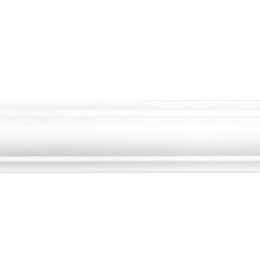 Imagem de Kit 48 Metros Lineares Rodameio em Poliestireno 2,3cm Floort Acessórios Branco