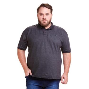 Imagem de Camisa Polo Masculina Plus Size - Daze Modas, Chumbo, G5