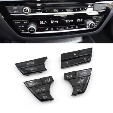 Imagem de Goodithy 12 peças de reposição para console central A/C aquecedor de ar condicionado ventilado com botão máximo para BMW 5 6GT série 7 G30 G31 G32 G11 G12 2017-2023