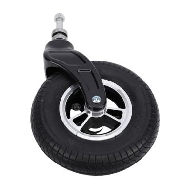 Imagem de Dpofirs Roda Inflável de Borracha Antiderrapante Universal para Carrinho de Carrinho 8 "cubo de Liga de Alumínio para Elétrico de Caminhão de Mão