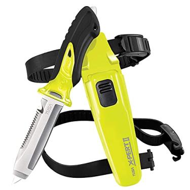 Imagem de TUSA Faca de mergulho FK-920 X-Pert II, ponta cega, amarelo flash