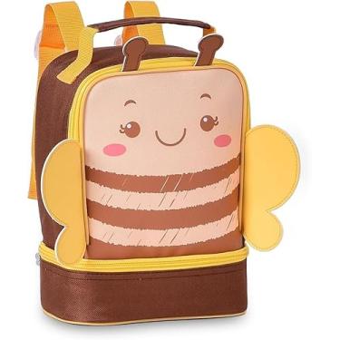 Imagem de Lancheira Térmica Dupla Infantil Abelhinha 9'' - Clio