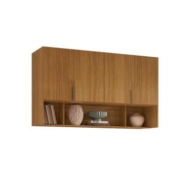 Imagem de Guarda-Roupa Modulado Aéreo Altezza Clean 4 Portas Freijó 170 cm