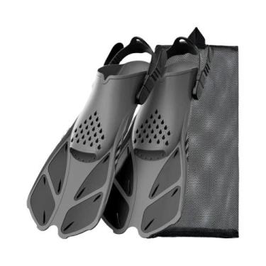 Imagem de Nadadeiras De Snorkel Ajustáveis Em Silicone Para Mergulho, Tamanho Vi