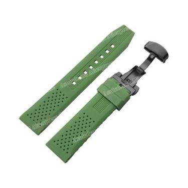 Imagem de Pulseira De Silicone Respirável Com Liberação Rápida 16mm 18mm 20mm 22