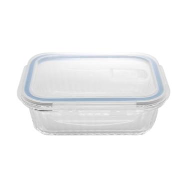 Imagem de WOLFF - Pote Hermético de Vidro com Tampa Plástica Lines 640Ml