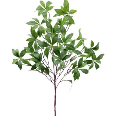 Imagem de LILOCOO 2 peças de galhos artificiais de eucalipto para vaso com ramos de plantas verdes para decoração de mesa de casa, decoração de mesa de jardim, escritório