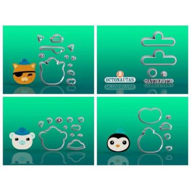 Imagem de Cortador Kit Octonautas 4 Modelos Tamanho 5Cm