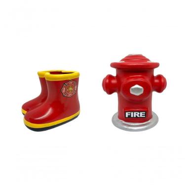 Imagem de Decoração Sala Quarto Geek Bota Hidrante Bombeiro Cerâmica