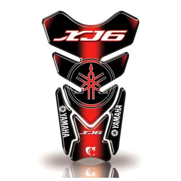 Imagem de Protetor De Tanque Adesivo Moto Yamaha Xj6 Vermelho