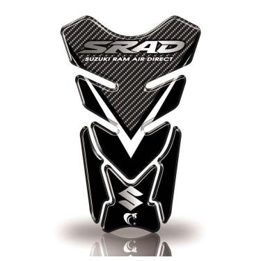 Imagem de Protetor De Tanque Adesivo Moto Suzuki Srad Preto