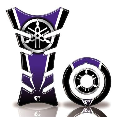 Imagem de Adesivo Protetor Tanque Moto Yamaha 125/150 Ano + 2016 Azul