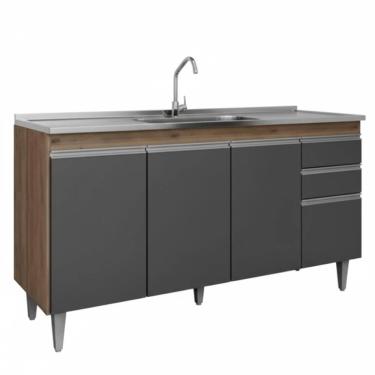 Imagem de Balcao Pia 4P 2G BP 150 cm Ayla Eratto Moveis