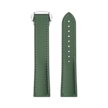 Imagem de Pulseira De Borracha Fluorada De 20mm 21mm 22mm Para Omega Seamaster S