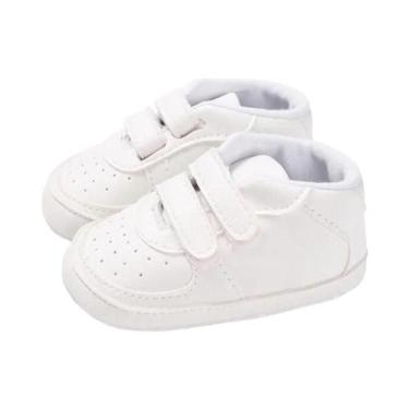 Imagem de Bebê menino e menina pu tênis respiráveis, sola macia, calçados esport