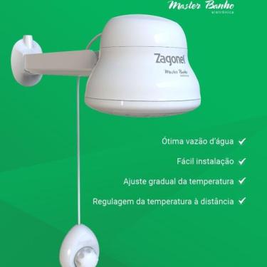 Imagem de Chuveiro Elétrico Zagonel Master Banho 220V 7500W com aquecimento rápi