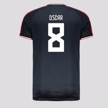 Imagem de Camisa São Paulo Hue 8 Oscar Preta e Vermelha - Spr, EG