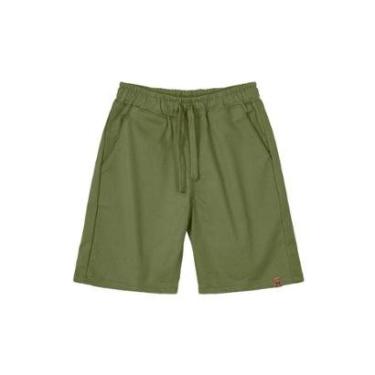 Imagem de Bermuda infantil menino em sarja comfort Mundi Verde-Masculino
