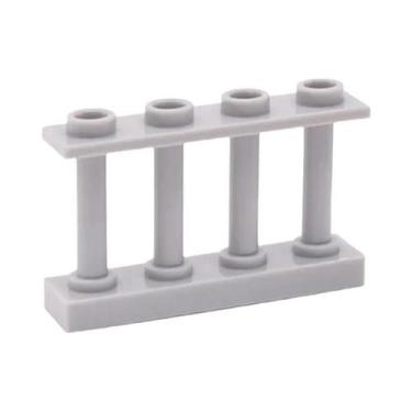 Imagem de 30 Peças De Blocos MOC: Cercas, Escadas, Peças De Casa, Jardim E Bloco