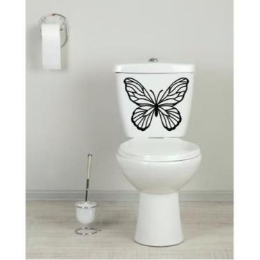 Imagem de Adesivo Para Vaso Sanitário Borboleta - Lojinha Da Luc Adesivos