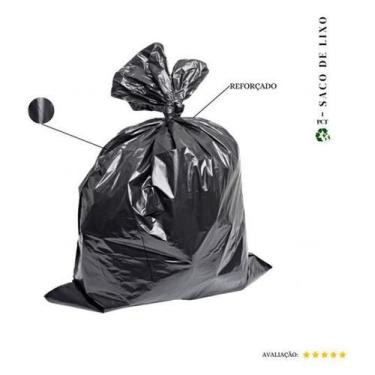Imagem de Saco De Lixo 250 Litros Reforçado Preto - 20 Unidades - Higipack