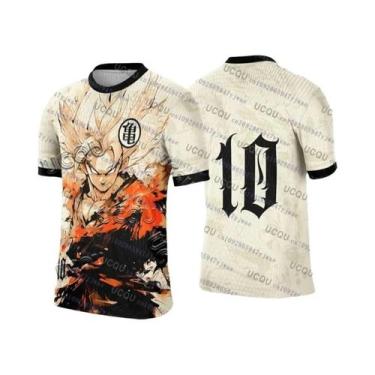 Imagem de Camiseta De Futebol Dragon Ball Anime Oversize Para Homens E Mulheres,