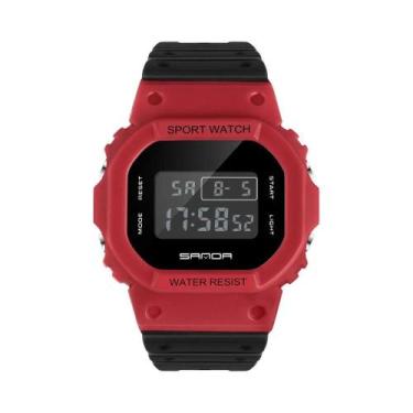 Imagem de Relógio Esportivo Digital À Prova d'Água Para Homens E Mulheres SANDA 
