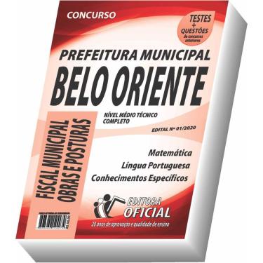 Imagem de Apostila Belo Oriente - Fiscal Municipal De Obras E Posturas