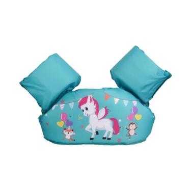 Imagem de Colete Salva-Vidas Infantil De Desenho Animado Com Mangas, Boia De Nat