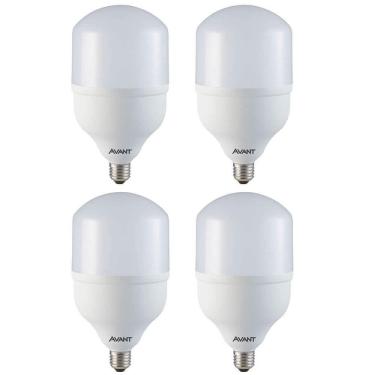 Imagem de Kit 4 Lâmpadas Led Bulbo Avant Branco Hp 50w Bivolt Base E27 6500k Mk4000g - Cód 289301373