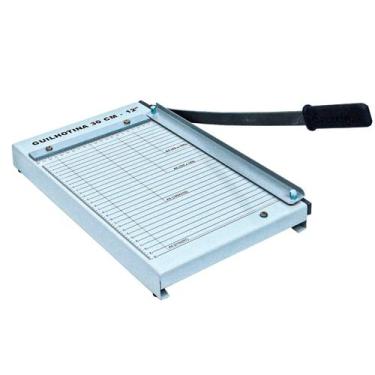 Imagem de Guilhotina de papel manual A4 30 cm em aço para 12 folhas - Cassmar