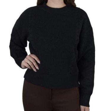 Imagem de Blusa Feminina Facinelli By Mooncity Tricot Preta - 651240-Feminino